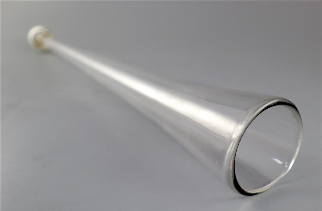 A half yard ale glass, 19th century 48.5cm long